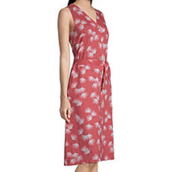 Liz Claiborne Dresses & Skirts - 🍀3/25🍀NWT Liz Claiborne Palm Printed Dress